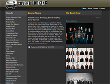 Tablet Screenshot of covertbooking.com
